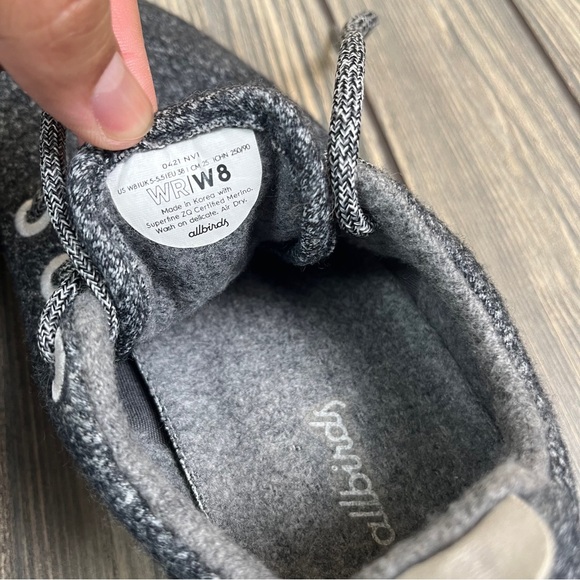 Allbirds Wool Runners WR Women's Grey Size 8 - Picture 2 of 10